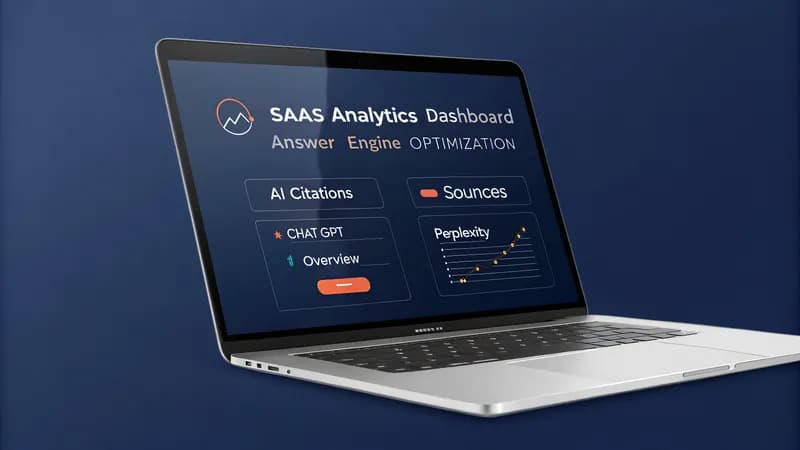 Answer engine optimization (AEO) 2026 guide hero — AI answer engines citing brand content across ChatGPT, Perplexity and Google AI Overviews